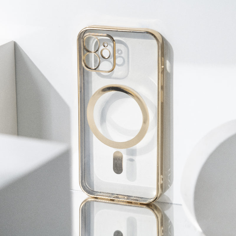 Metallichrome Royal Gold Magsafe Clear iPhone Cover