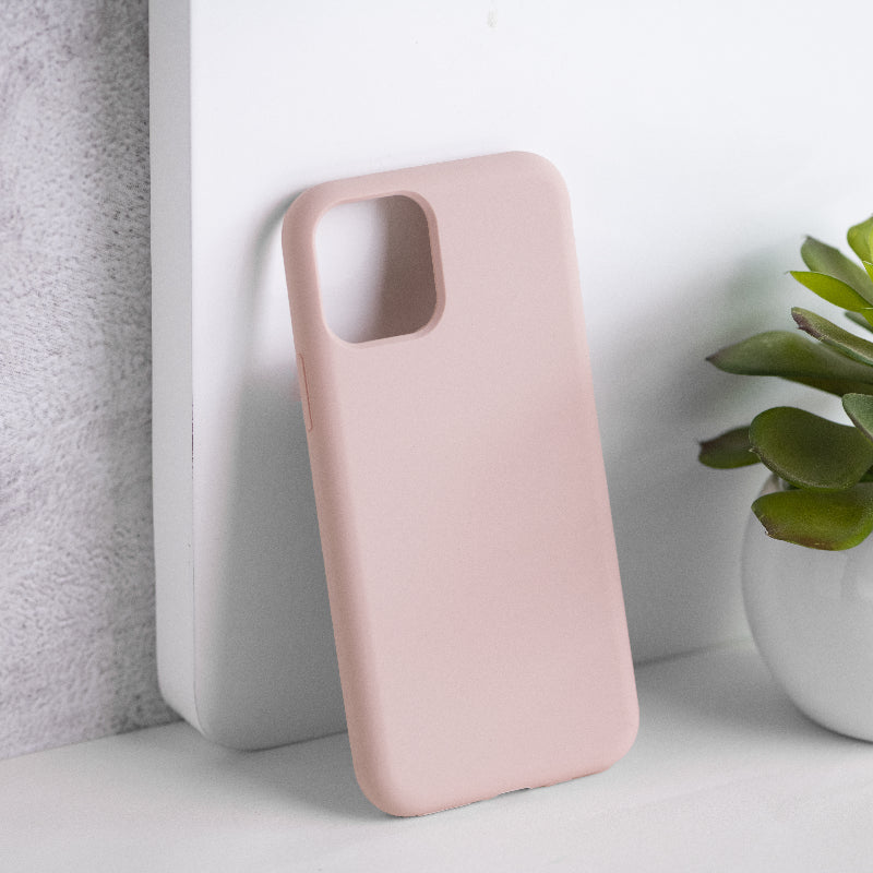 Pastel Aesthetic Silicone iPhone 11 Pro Protective Case iPhone 11 Pro June Trading Powder Pink  