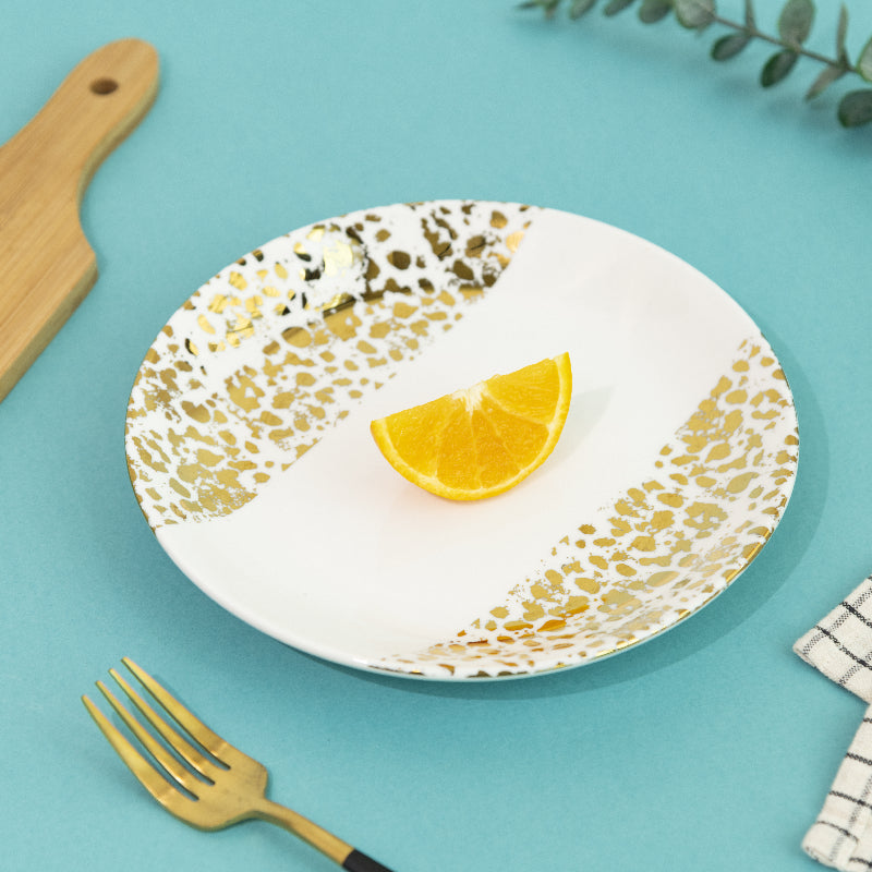 Aurulent Patches Serving Plate