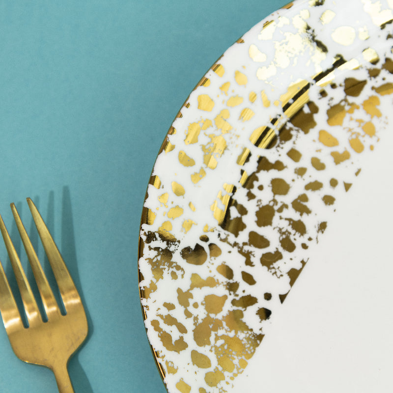 Aurulent Patches Serving Plate Starter Plates June Trading   