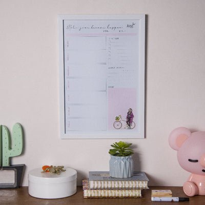 Make Your Dreams Happen - Re-writable Planner Re-writable Planners June Trading   