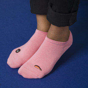 Cute Bear Pink Socks Women Sock ERL   