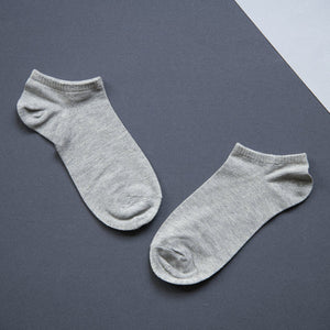 Cloud Grey Solid Socks Men Sock ERL   
