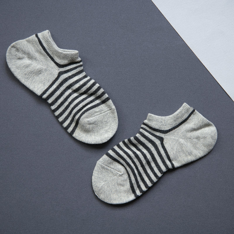 Classy Stripes Grey Socks Men Sock ERL   