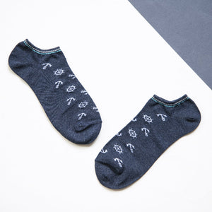 Set Sail Dark Grey Socks Men Sock ERL   