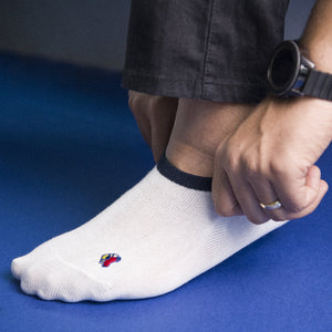 Little Heart White Socks Men Sock ERL   