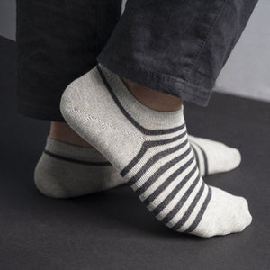 Classy Stripes Grey Socks Men Sock ERL   