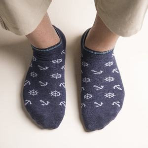 Set Sail Dark Grey Socks Men Sock ERL   