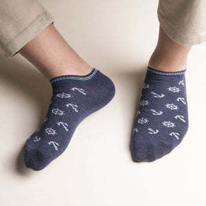 Set Sail Dark Grey Socks Men Sock ERL   