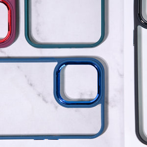 Apple iPhone 12 Pro Max Acrylic Edge Metallic Transparent Case iPhone 12 Pro Max June Trading   