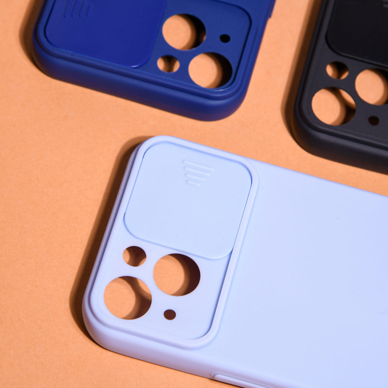 Silicone Case Phone Case With Sliding Camera Cover Silicone Case