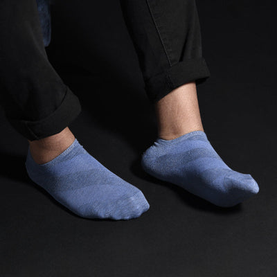 Powder Blue Socks Men Sock ERL   