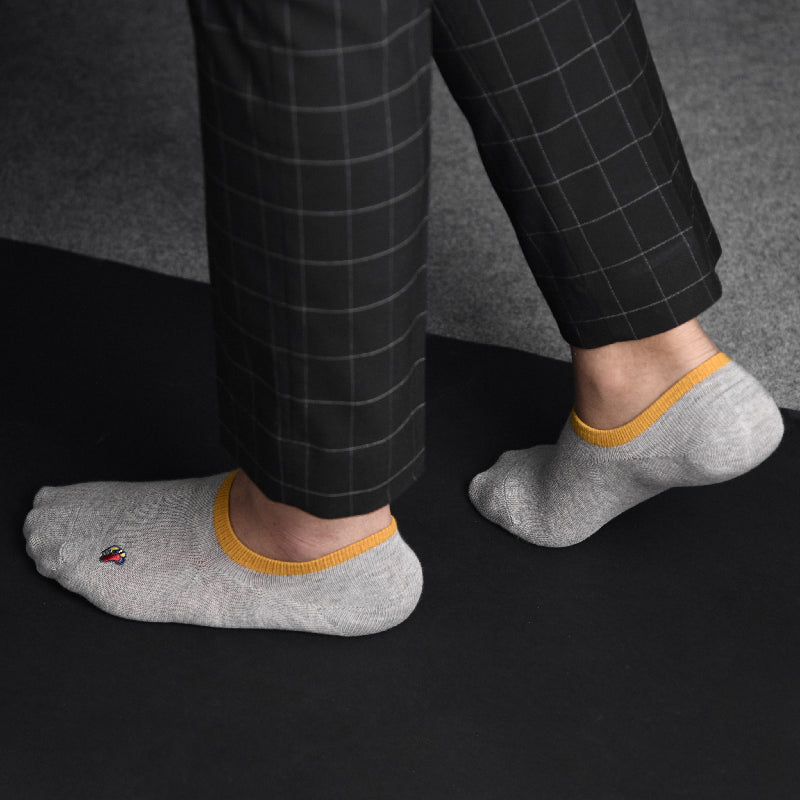 Little Heart Grey Socks Men Sock ERL   
