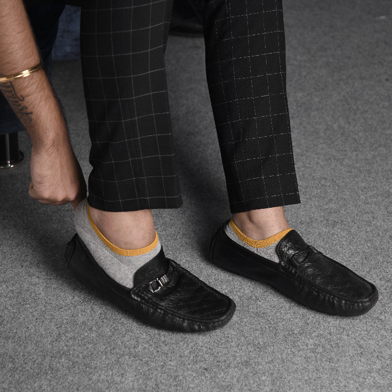 Little Heart Grey Socks Men Sock ERL   