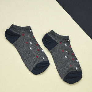Anchor Grey Polka Dot Socks Men Sock ERL   
