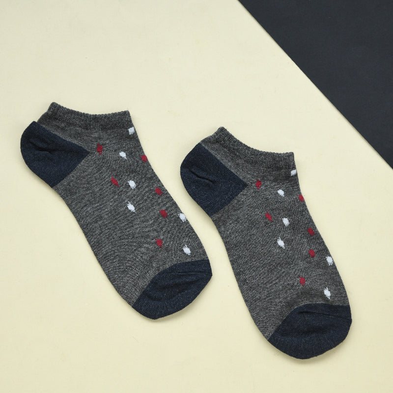 Anchor Grey Polka Dot Socks Men Sock ERL   