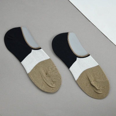 Neutral Block Design Socks Men Sock ERL   