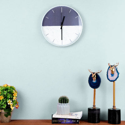 Berry Purple White-Edge Wall Clock Wall Clocks June Trading   