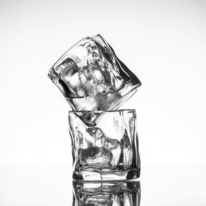 Crimpled Icy-Tint Glass (Set of 6) Glasses June Trading   