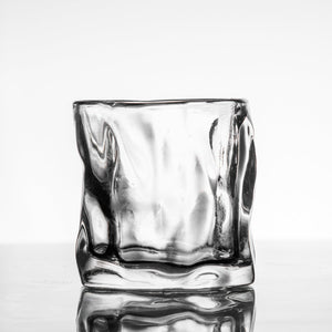 Crimpled Icy-Tint Glass (Set of 6) Glasses June Trading Regular  