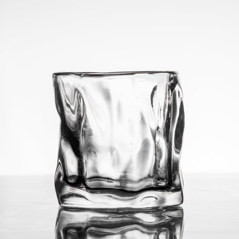 Crimpled Icy-Tint Glass (Set of 6) Glasses June Trading Regular  