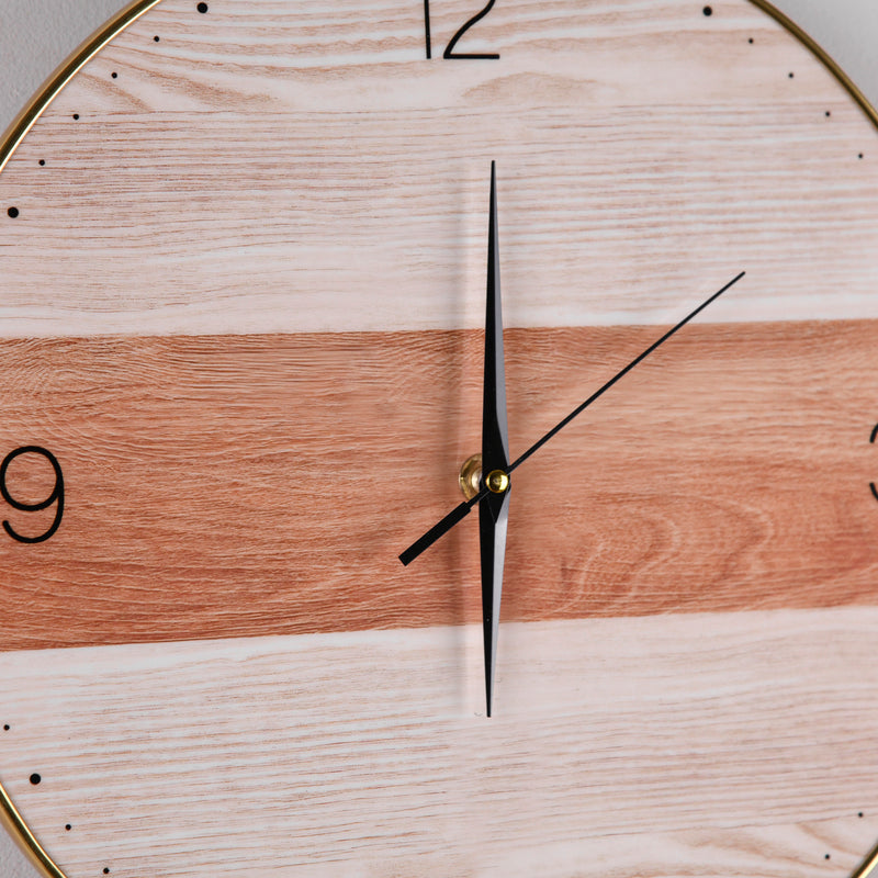 Colour Panelled Premium Wall Clock Wall Clocks June Trading   