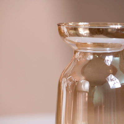 Timeless Prismatic Glass Vase Vases June Trading   