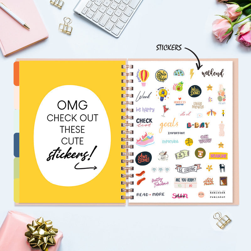 Undated Yearly Planner - Building My Empire Undated Planners June Trading   