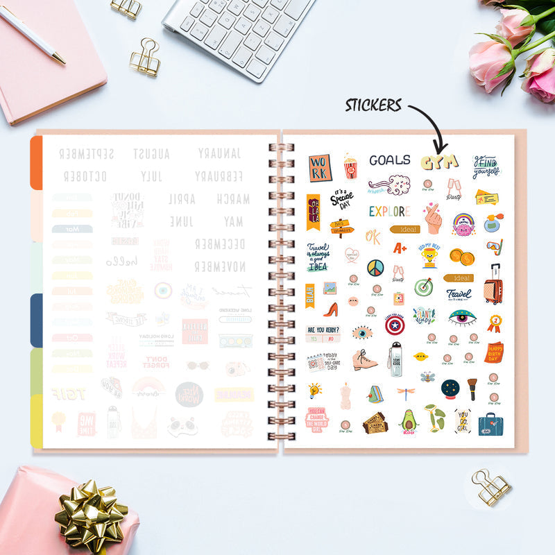 Undated Yearly Planner - Building My Empire Undated Planners June Trading   