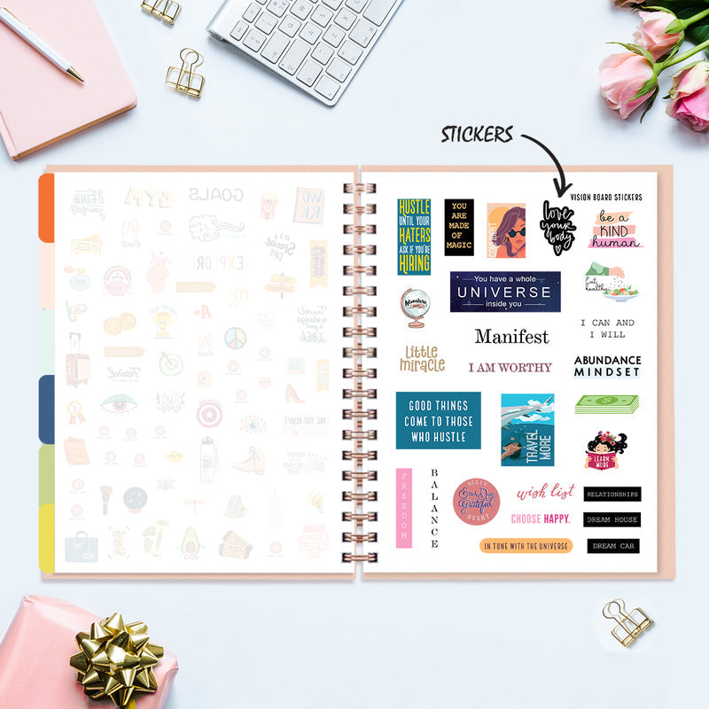 Undated Yearly Planner - A Winner Is A Dreamer Undated Planners June Trading   