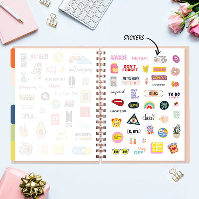 Undated Yearly Planner - A Winner Is A Dreamer Undated Planners June Trading   