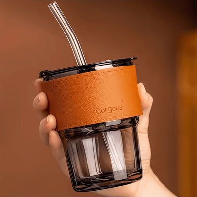 Covered Glass Tumbler