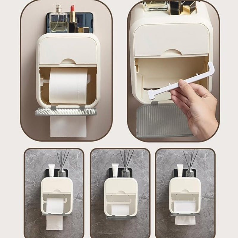 Compact Tissue Dispenser & Drawer Organizer