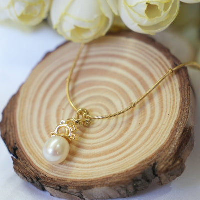 Timeless Elegance Necklace - White Pearl