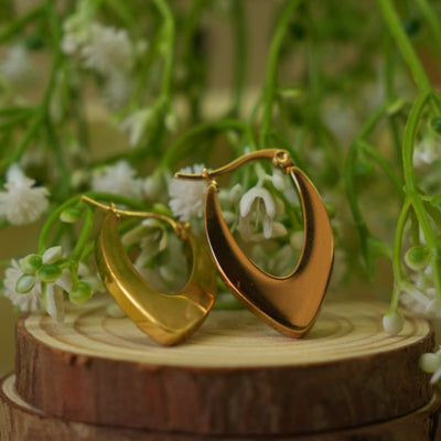 Sparkle & Shine Earrings - Oval Hoops