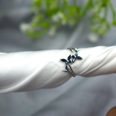 Chic Statement Ring  - Black Butterfly