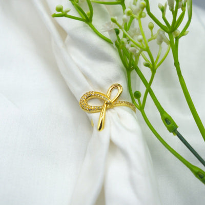 Chic Statement Ring  - Bow Shape
