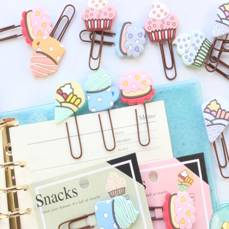 Pastry Pleasures: Bookmark & Pins Set