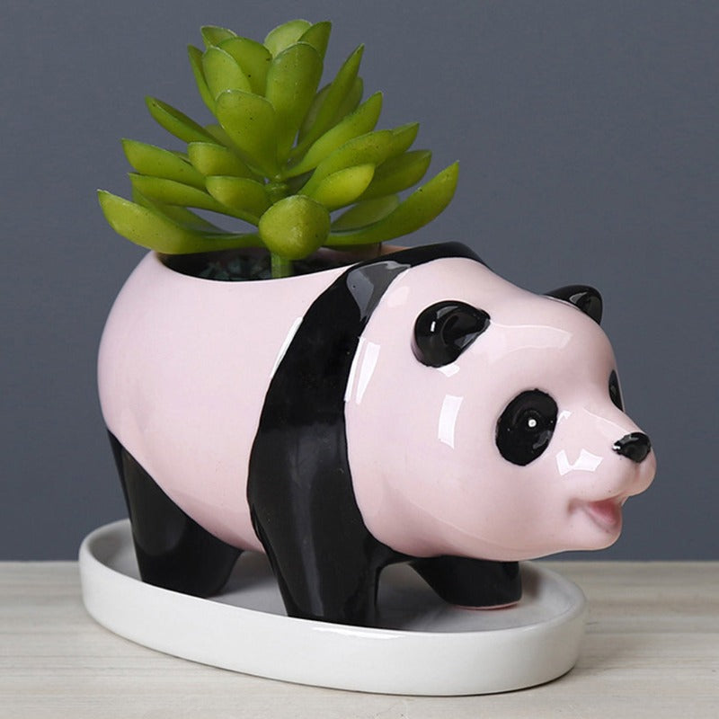 Panda Ceramic Pot For Plants Planters June Trading   