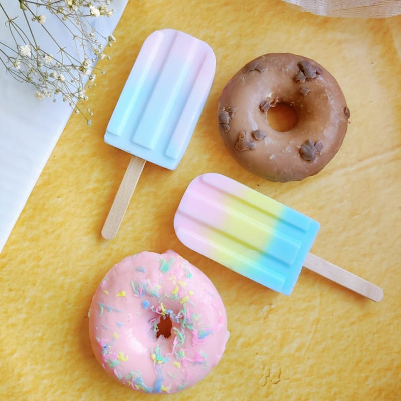Delicious Popsicle & Sprinkled Donut Soap Soap June Trading   