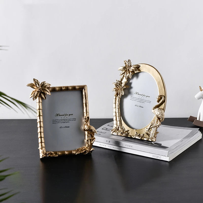Tropical Ornate Photo Frame Desk Photo Frame June Trading Palm Tree  