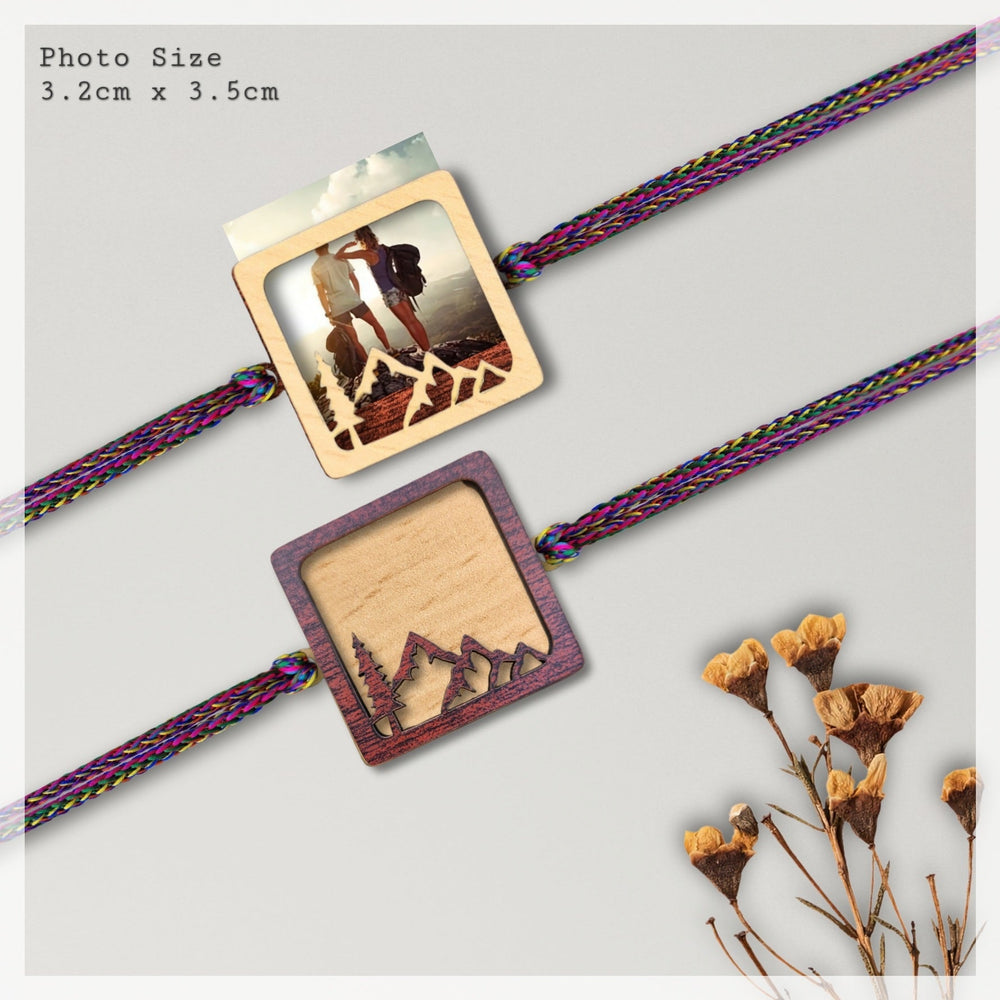 Photo Magnet Rakhi  - Into the Mountains Rakhis The June Shop   