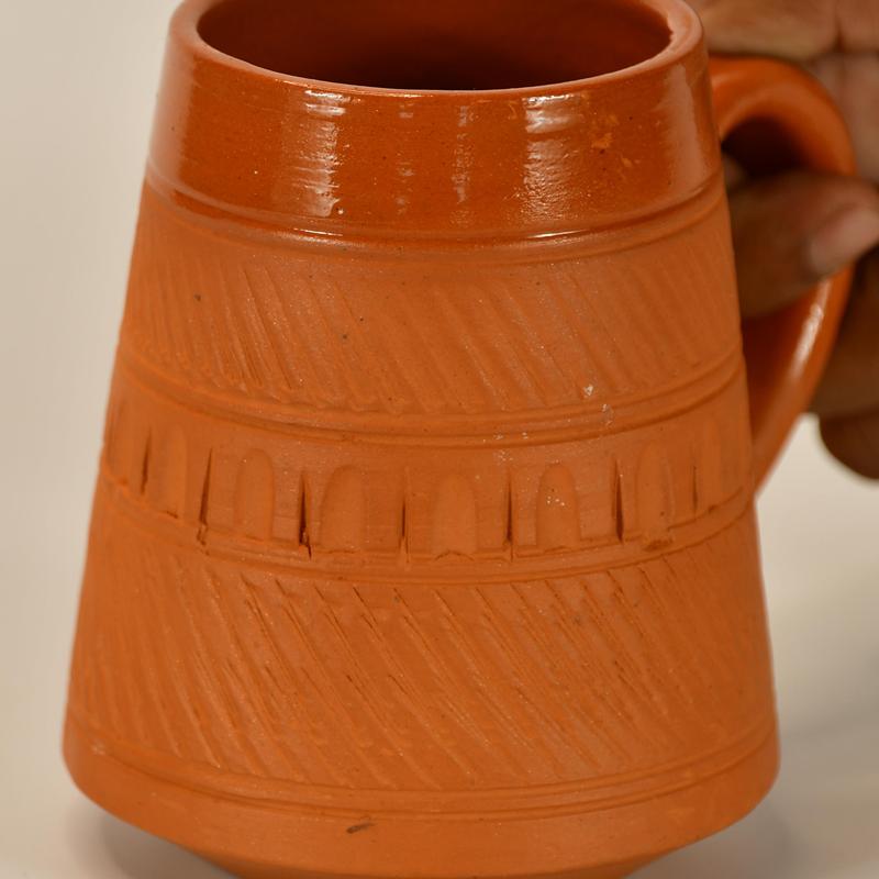 Traditional Terracotta Coffee Mugs