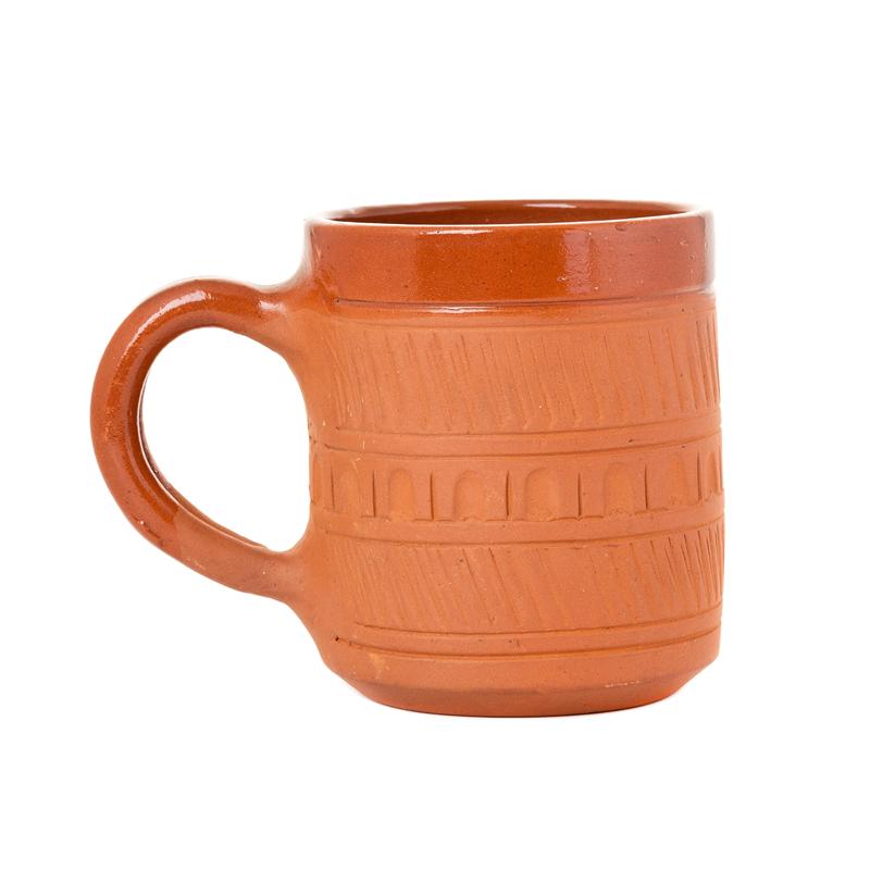 Traditional Terracotta Coffee Mugs