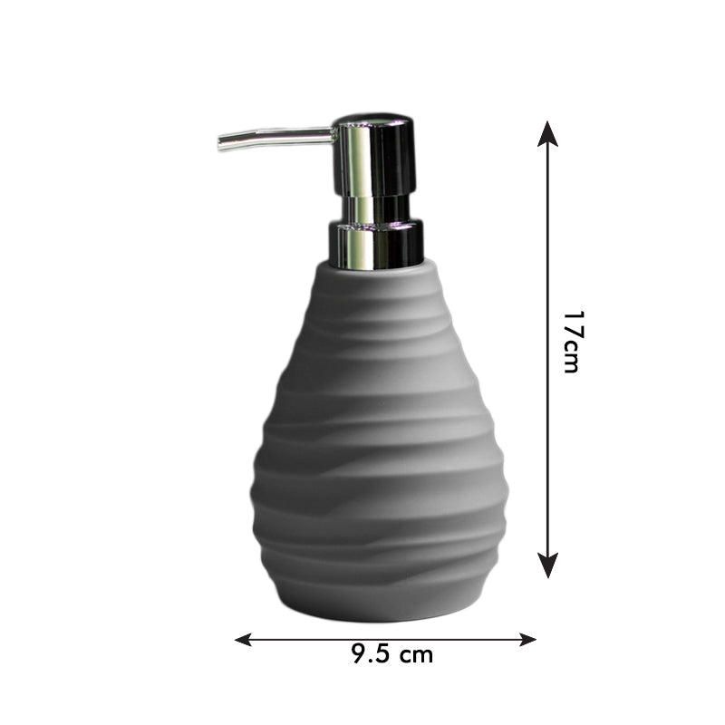 Wave Texture Matte Liquid Dispenser Soap Dispenser June Trading   