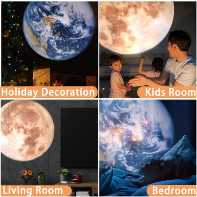 Galaxy Projector Lamp with 10 Projection Films Projector Light Coral Tree   