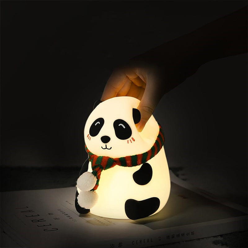 Silicon Touch Panda Lamp Desk Lamps Coral Tree   