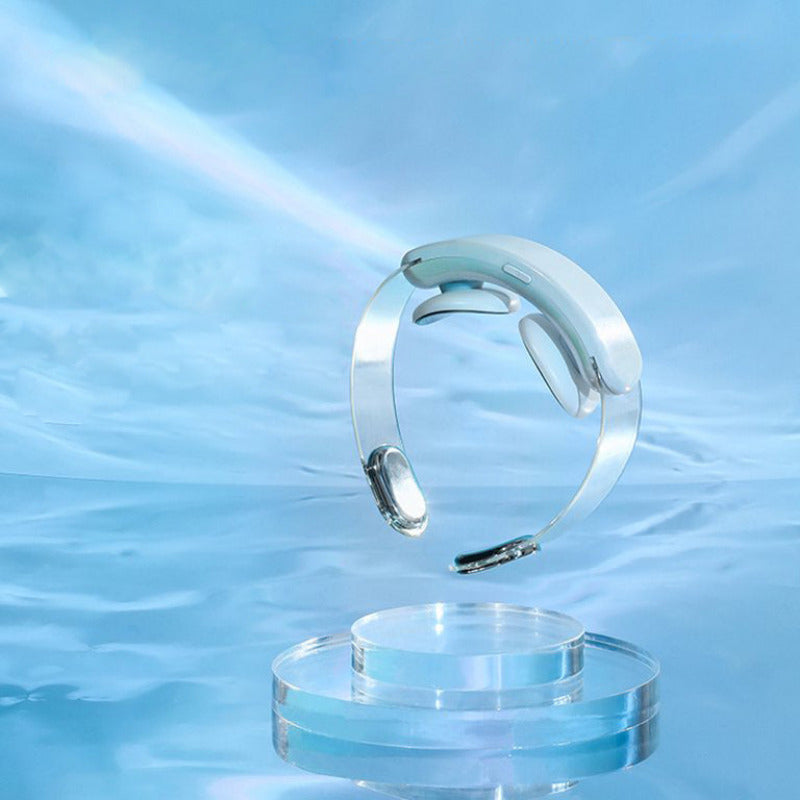 Transparent Smart Neck Massager  June Trading Powder White  