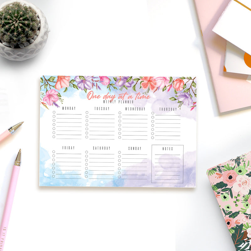 One Day At A Time Tear-Away Weekly Planner Planners June Trading   