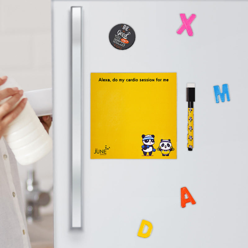 Alexa, Cardio  - Magnetic Board Sheet (Rewritable)
